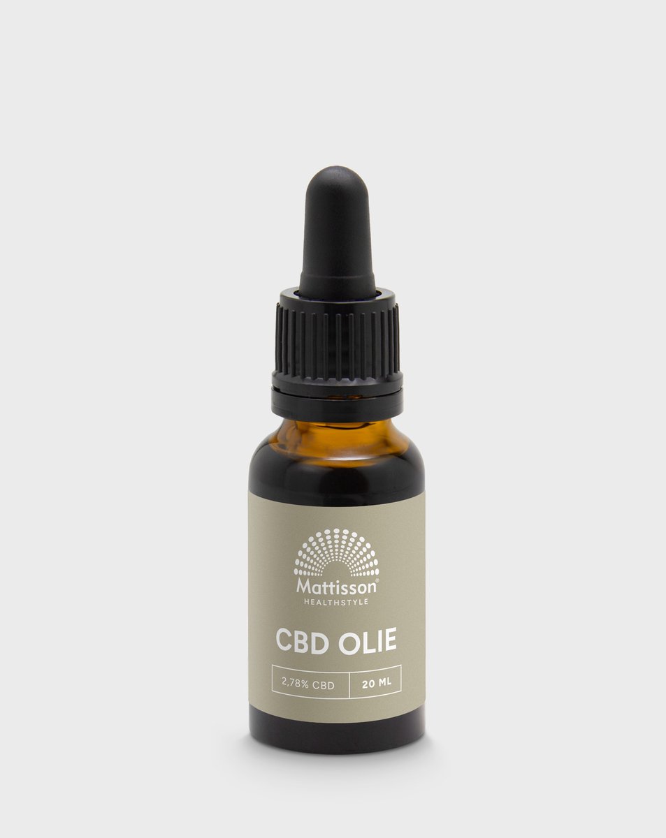 Goedkoopste Mattisson - CBD Olie 2,78 - Cannabidiol (CBD) - In Nederland Gekweekt - Supplement - 20 ml