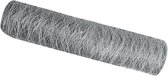 vidaXL - Hexagonenhekje - 0,5x50 - m - Gegalvaniseerd - Staal