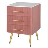 Bol.com Ladekast - Opbergkast - Koffietafel - met Verwijderbare - Verschoontafel – 3 Lades - Moderne Nachtkastje - 405x62x41 cm ... aanbieding