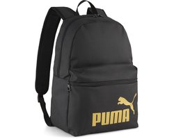PUMA PUMA Phase Backpack Unisex Tas - PUMA Black-Gold-No.1 Logo