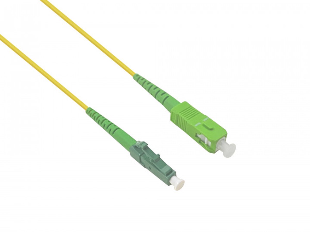Helos 372014 InfiniBand en Glasvezelkabel 1 m LC SC Groen, Geel