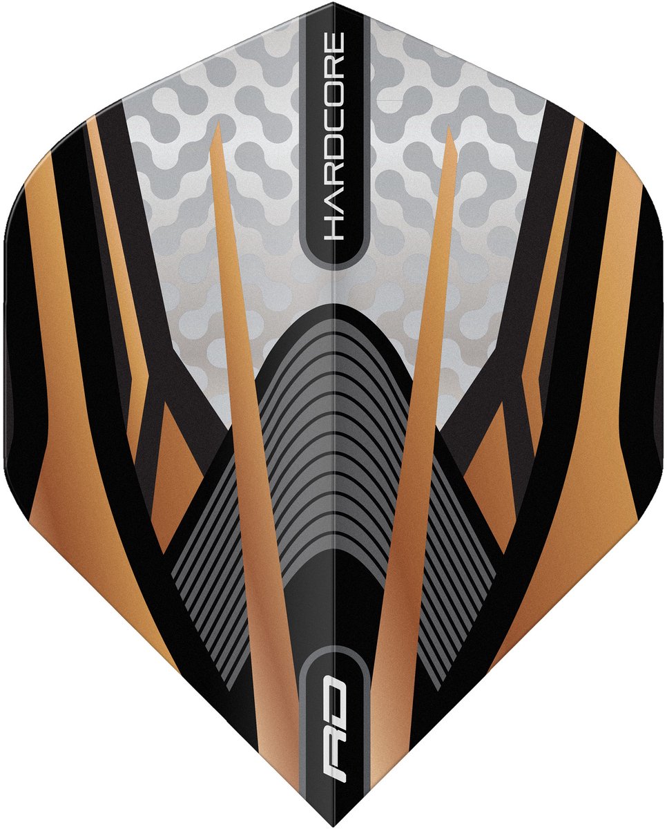 Red Dragon Hardcore Gold White - Dart Flights