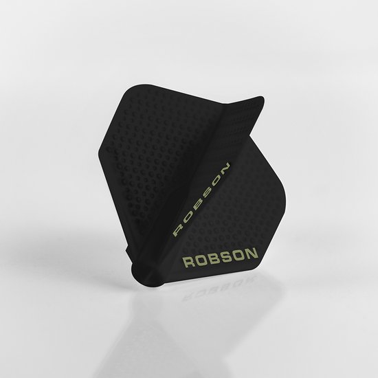 Bull's Robson Plus Dimpled Black No.2 - Dart Flights van Bull's — afbeelding 4