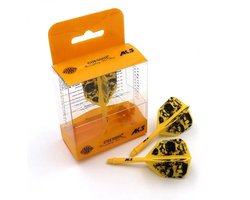Cuesoul - ROST Integrated Dart Flights - Skeleton Yellow Shape