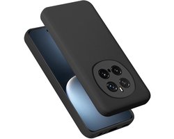 Cadorabo Hoesje geschikt voor Honor Magic 7 Pro in LIQUID ZWART - Beschermhoes gemaakt van flexibel TPU silicone Case Cover