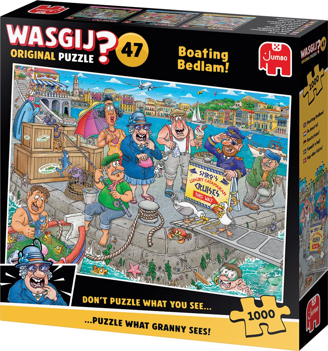 Wasgij Original 47 - De boot in! - 1000 stukjes puzzel - Legpuzzel — afbeelding 5