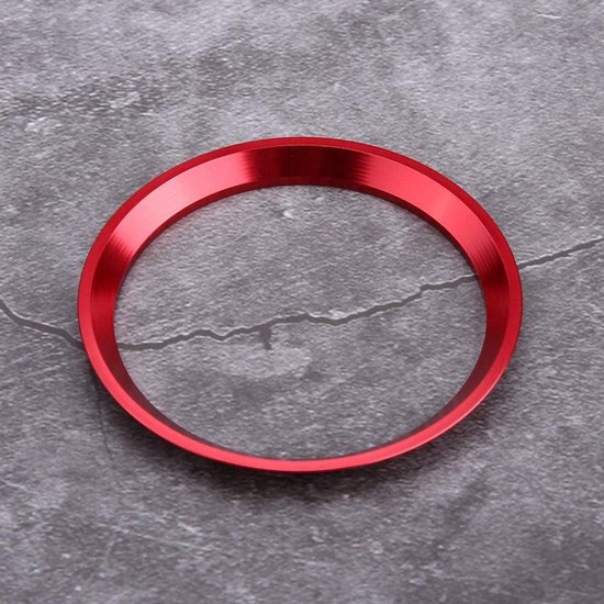 Anello Decoro Volante In Lega Di Alluminio Per Mercedes Classe A W176, W204, W246, W117, C117 - Rosso