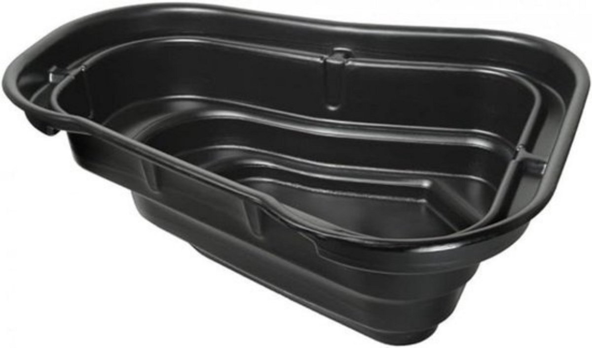 Thuys – Vijverbak – Voorgevormde Vijver – Vijverbakken – 216 x 170 x 65 cm – Zwart
