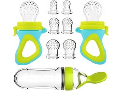 S&E 9-delige Baby Voedingsset groen