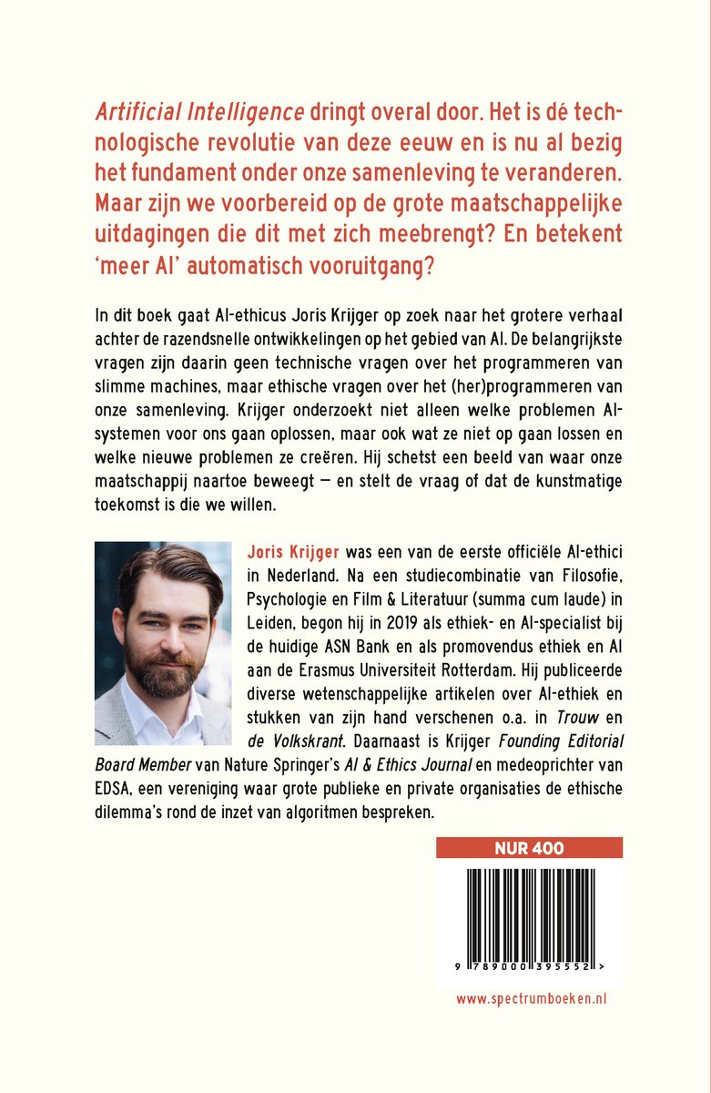 Onze kunstmatige toekomst - back cover