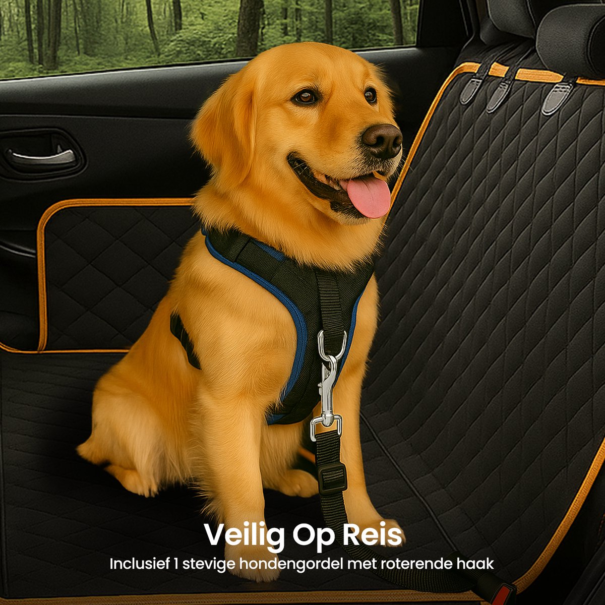Hondendeken auto achterbank voor Kia Ceed Sportswagon 3 (III) CD I 2018-2024, krasbestendig en waterafstotende autodeken hond, autobeschermende deken hond achterbank