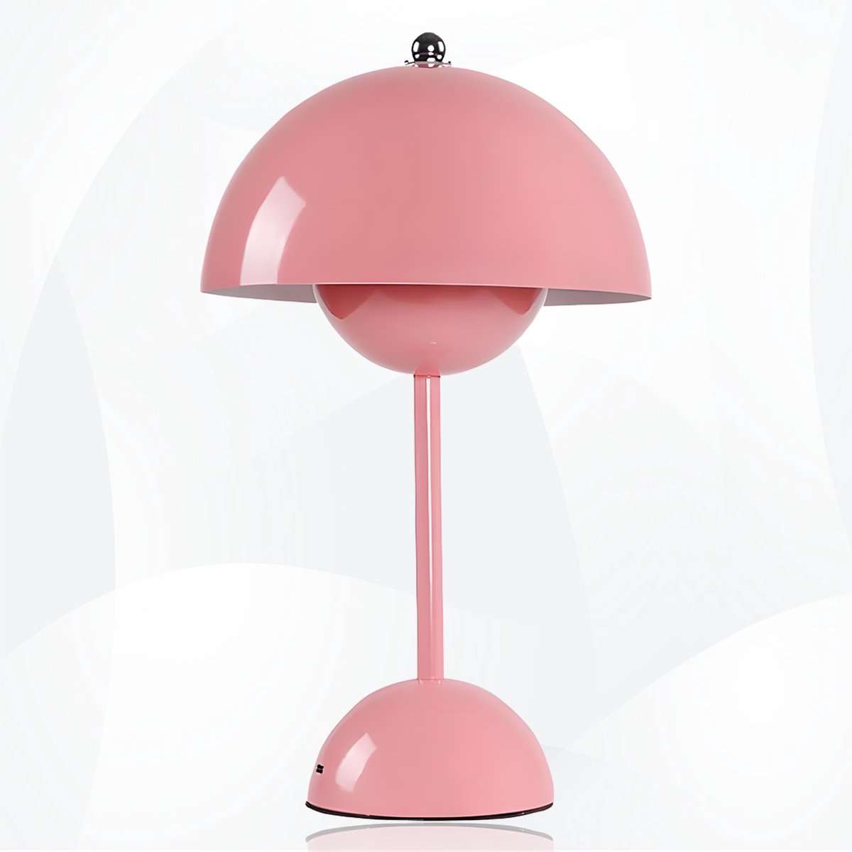 WoonWonder Lumière Botanique Oplaadbare Tafellamp - Elegant - Oplaadbaar - Dimbaar - 32 CM - Roze