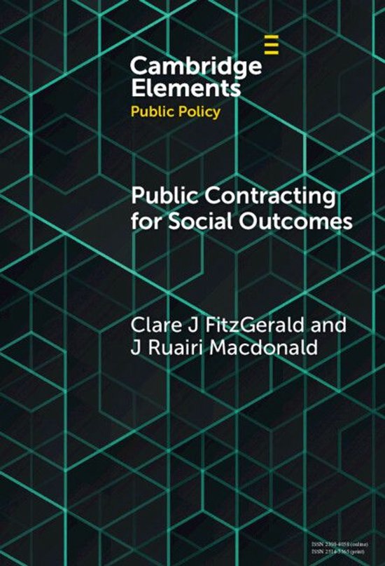 Elements in Public Policy - Public Contracting for Social Ou ... - cover