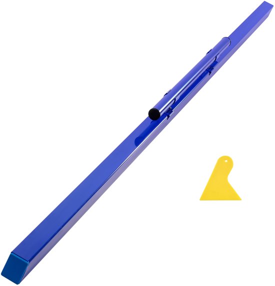 Plancher en béton de 96 pouces avec niveau à bulle, conception légère en aluminium, poignée réversible et embout pour le nivellement du Sols, les petits projets de construction et les rénovations domiciliaires