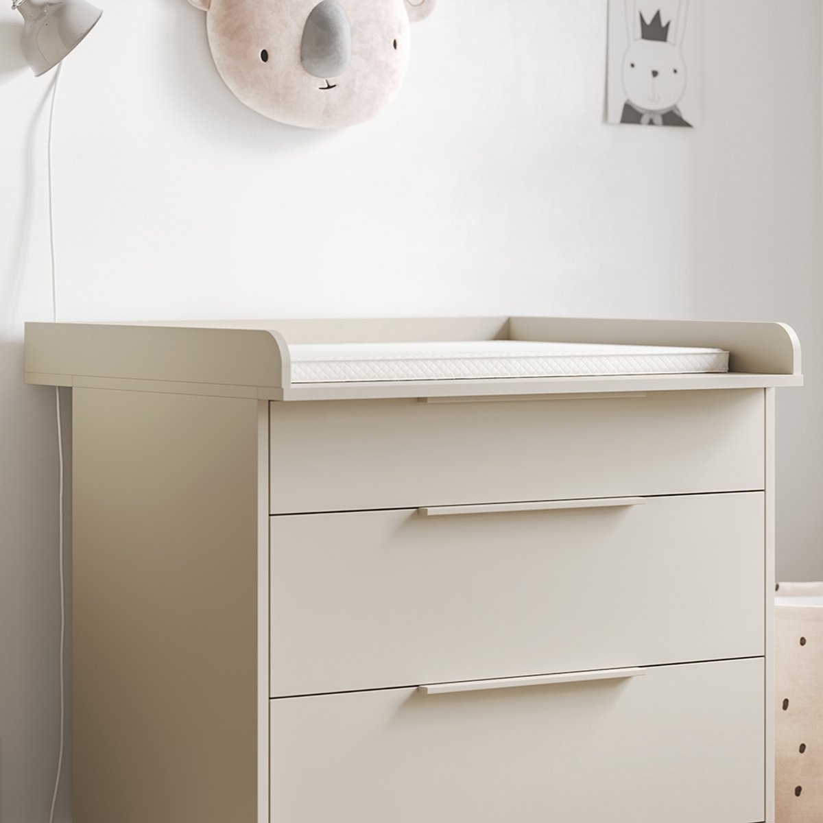 Petite Amélie Bladvergroter voor commode SOIE