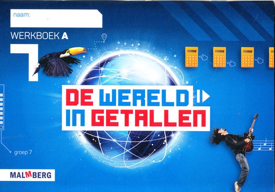 De wereld in Getallen versie 5 werkboek A groep 7 (per stuk