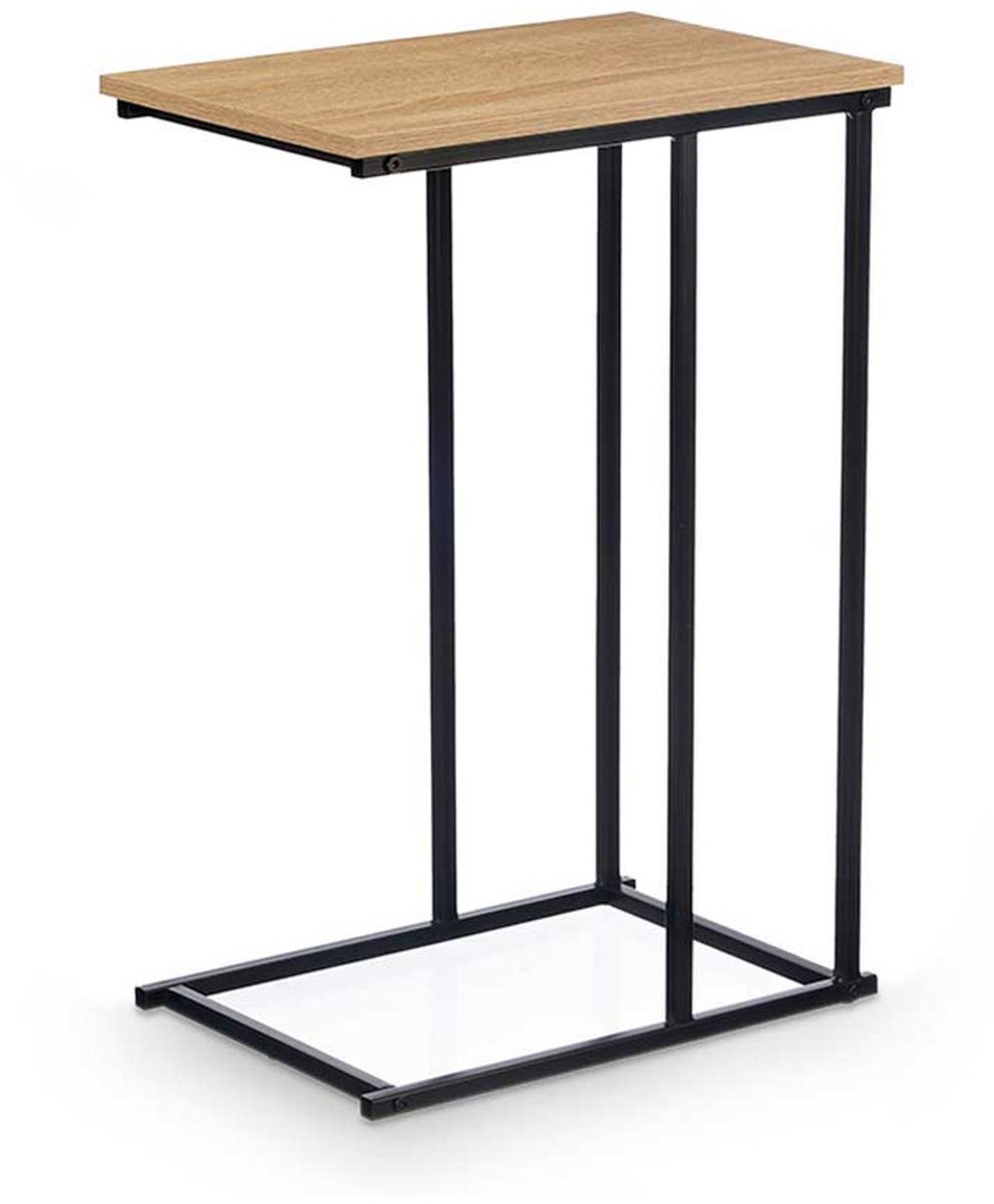 Giftdecor Bijzettafel - Banktafel - 40 x 26 x 58cm - GiftDecor Zwart