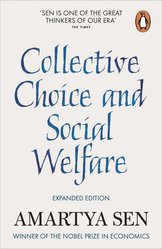 Collective Choice and Social Welfare - cover