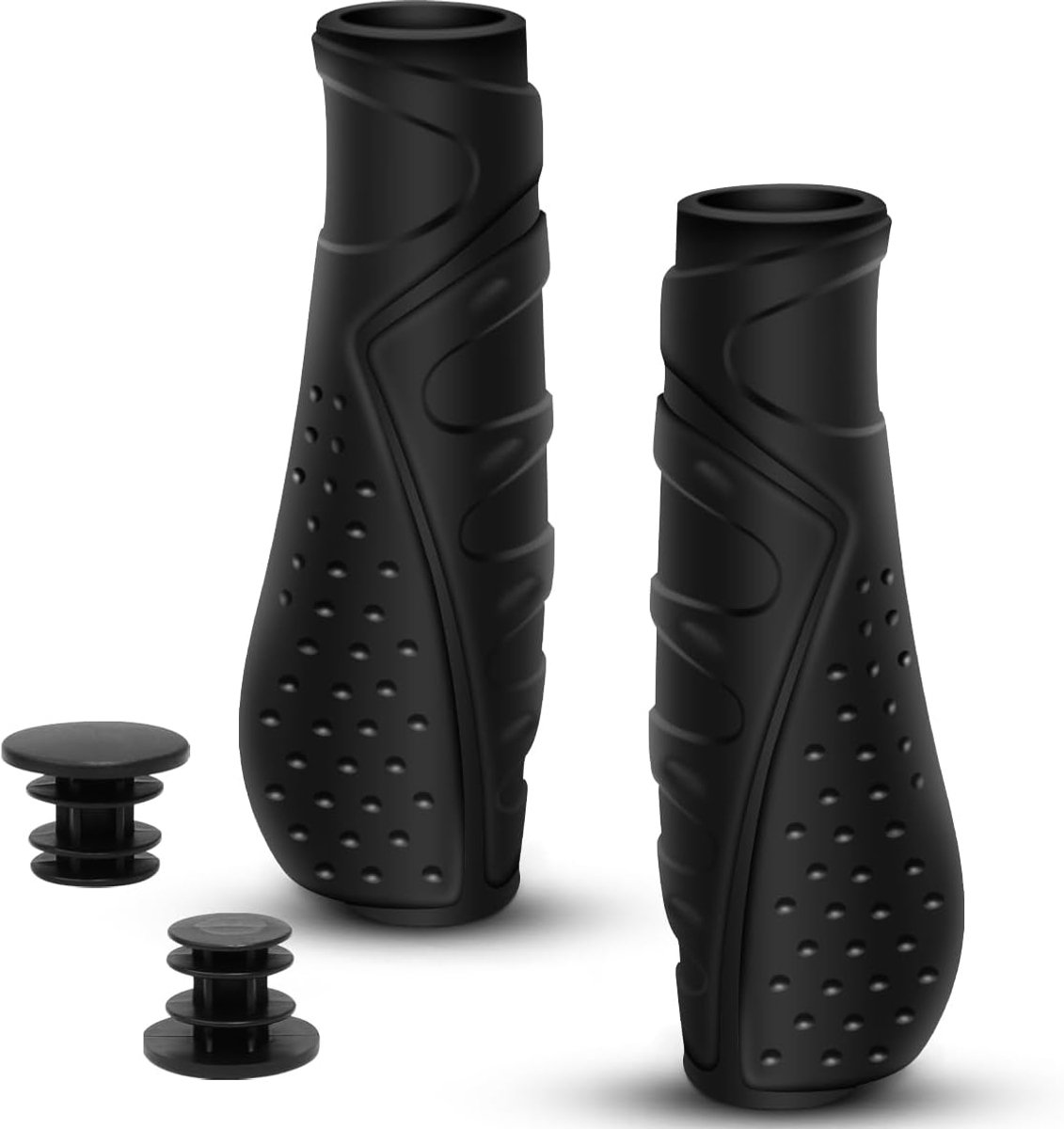 Ibenzoa® Ergonomische Fiets Stuurhandvatten - Verbeterde Grip en Comfortabele Ritervaring