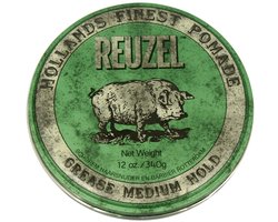 Reuzel Hf Pomade Grease Medium Hold - Green 340 gr