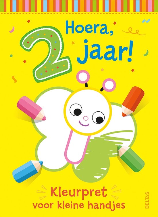 Hoera, 2 jaar! Kleurpret voor kleine handjes - ZNU - cover