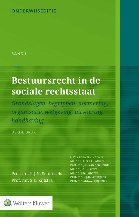 onderwijseditie - Bestuursrecht in de sociale rechtsstaat, b ... - cover