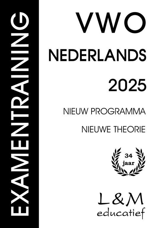 Examentraining Vwo Nederlands 2025 - cover