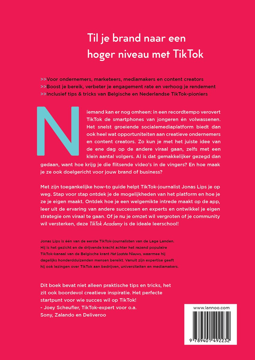 Tiktok Academy - back cover