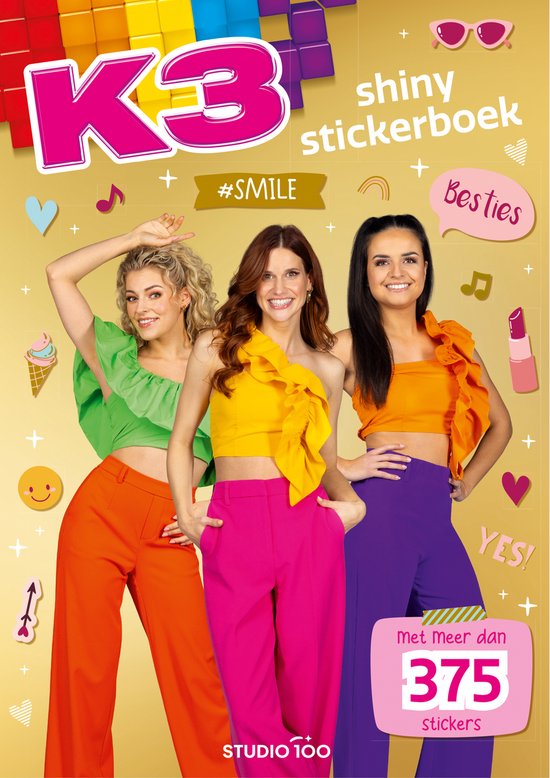 Foto: K3 stickerboek shiny stickers