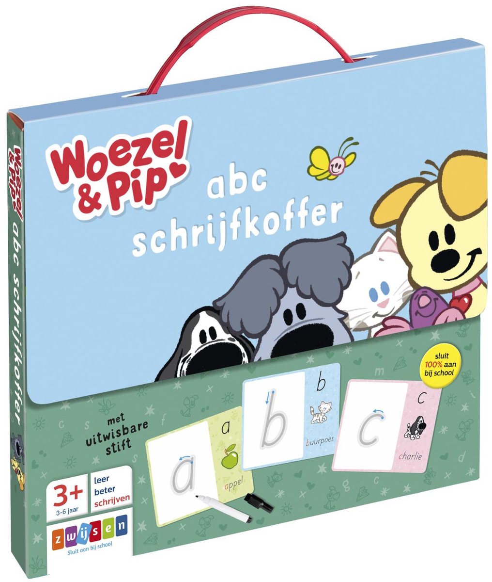 Woezel & Pip abc schrijfkoffer