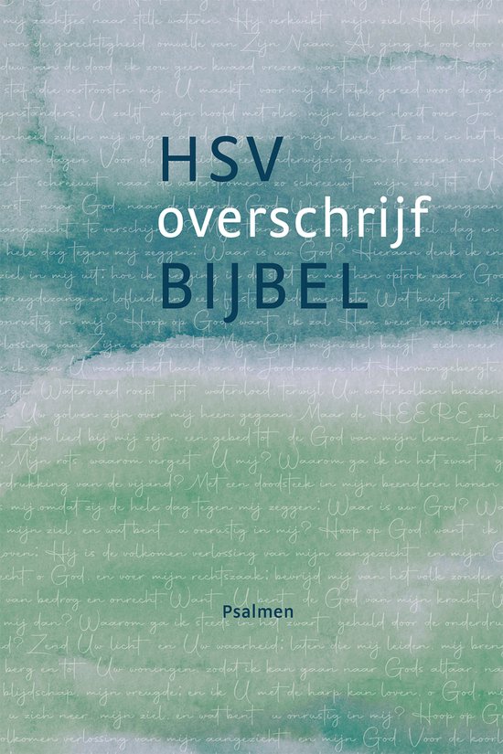 HSV overschrijfbijbel Psalmen - cover