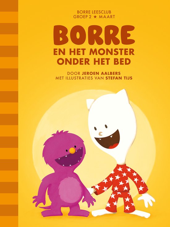 Foto: De gestreepte boekjes borre en het monster onder het bed