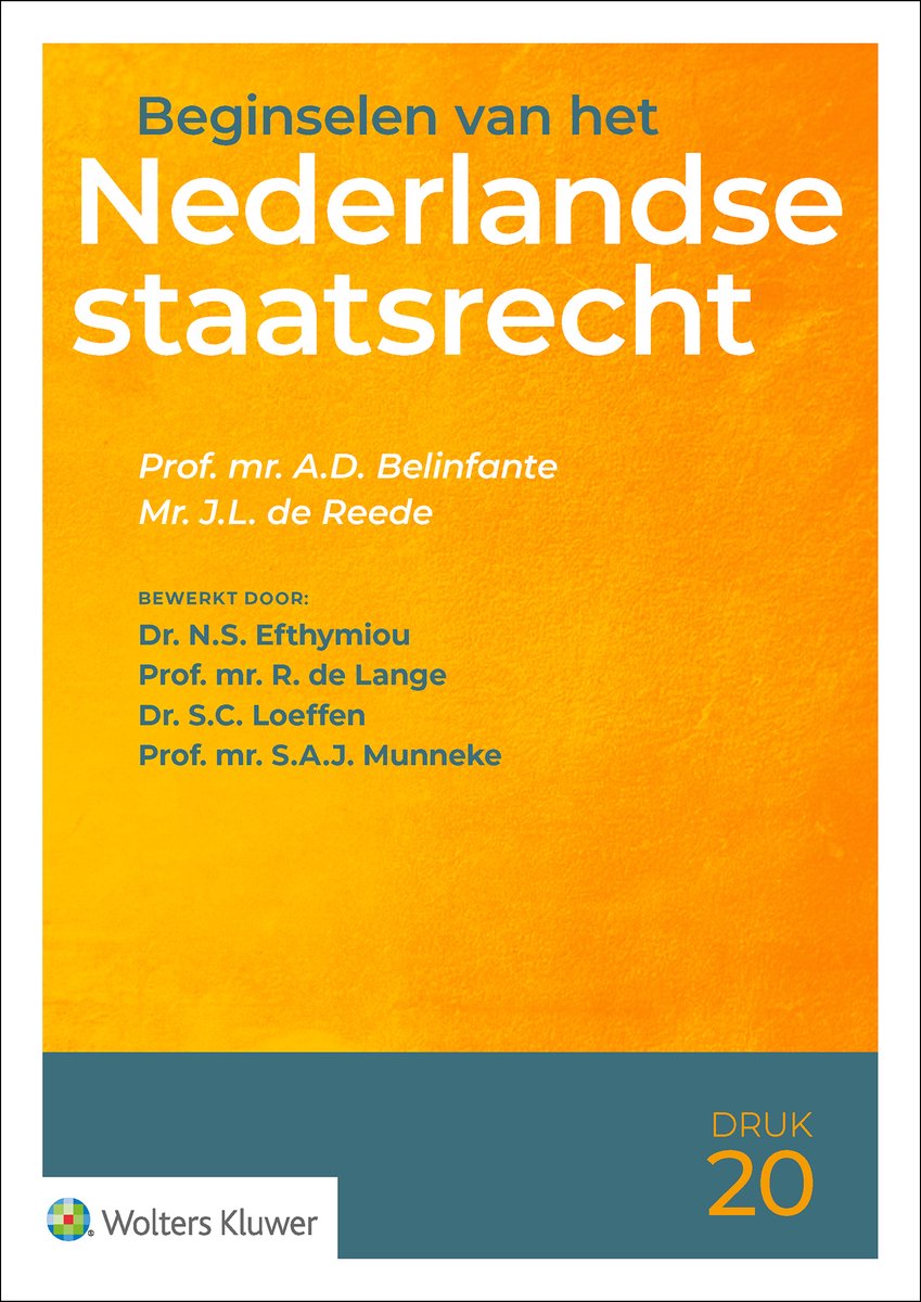 Beginselen van het Nederlandse staatsrecht op Prijzenvolger.com