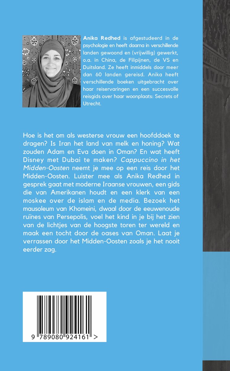 Cappuccino in Iran, Oman en Dubai - waargebeurd reisverhaal - back cover