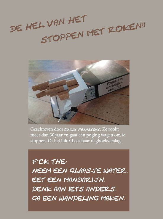 De hel van het stoppen met roken!! - cover