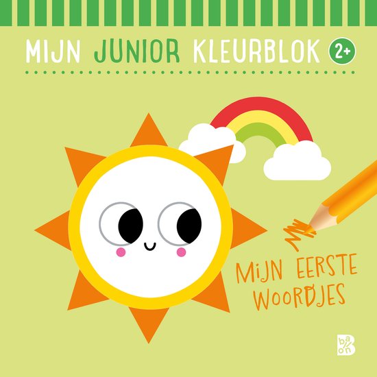 Kleurblok Junior 1 - Mijn junior kleurblok mijn eerste woord ... - cover