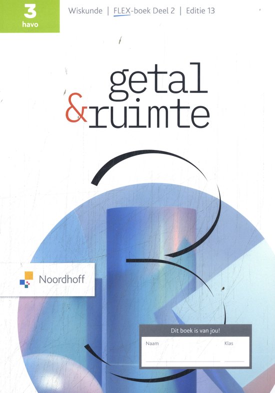 Getal & Ruimte 3 havo deel 2 leerboek - cover