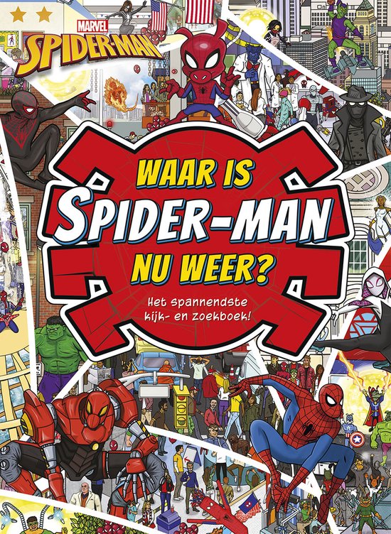 Waar is Spider-man nu weer? Zoekboek - cover
