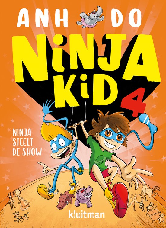 Ninja Kid 4 - Ninja steelt de show - cover