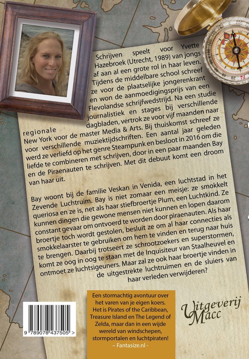 Bay en de Piraenauten - back cover