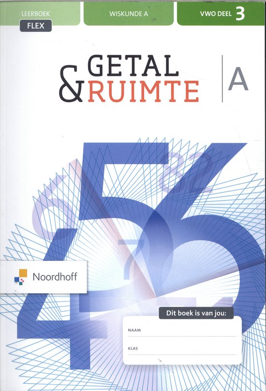 Getal & Ruimte vwo deel 3 Leerboek - cover