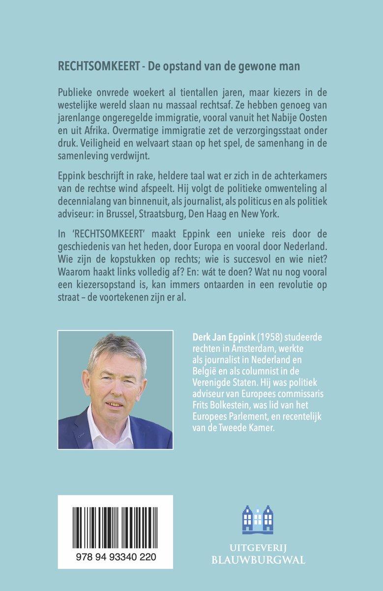 Rechtsomkeert - back cover