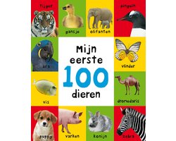 Omslag van Mijn eerste 100 - Mijn eerste 100 dieren