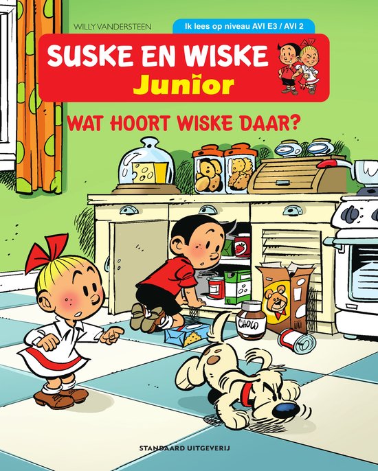 Suske en Wiske Junior 1 - AVI E3 Wat hoort Wiske daar? - cover