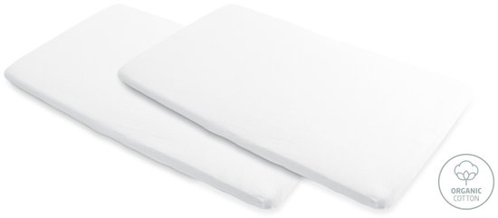 Hospital Hoeslakens Katoenrijk Jersey 2 Pack - 36 X 84 X 12 Inch