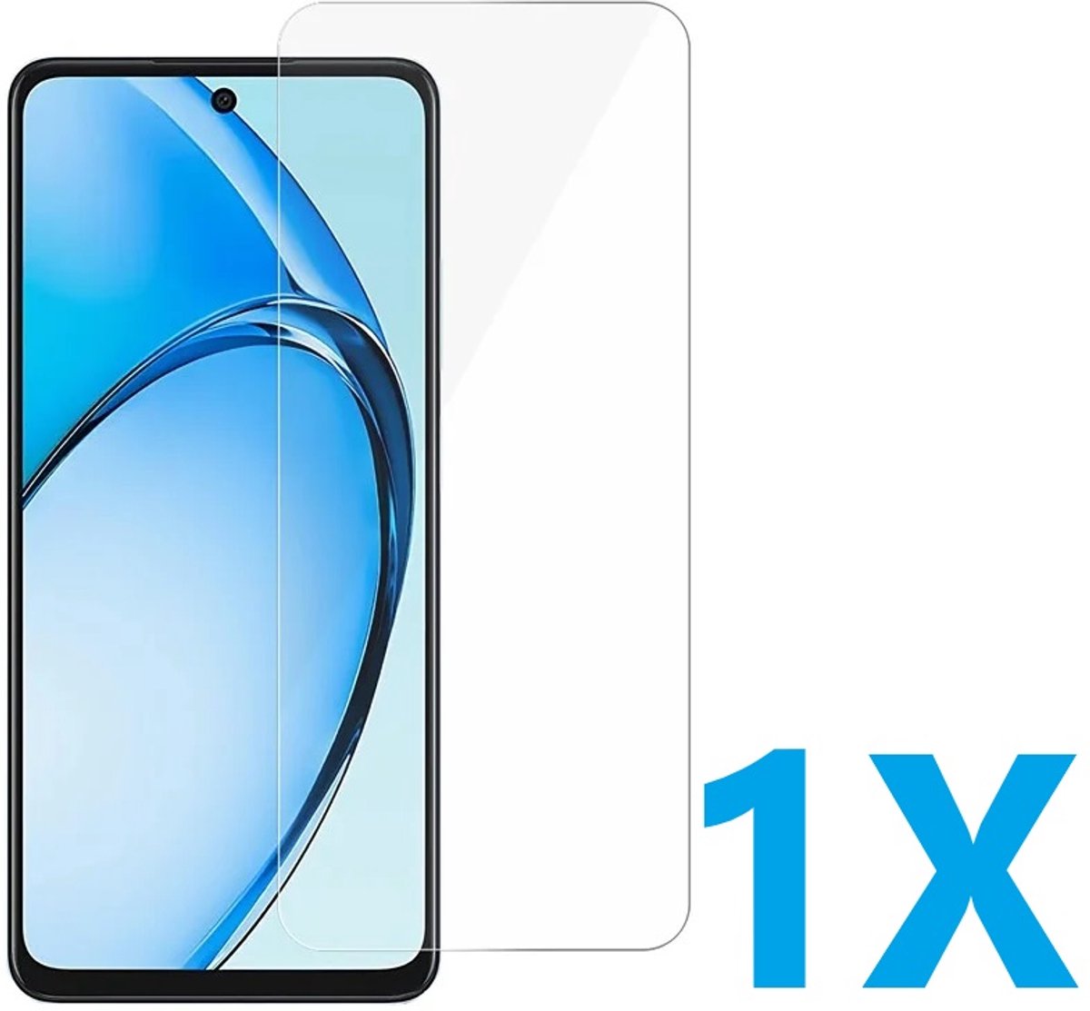 Screenprotector Glas - Tempered Glass Screen Protector Geschikt voor: OPPO A60 5G - 1x