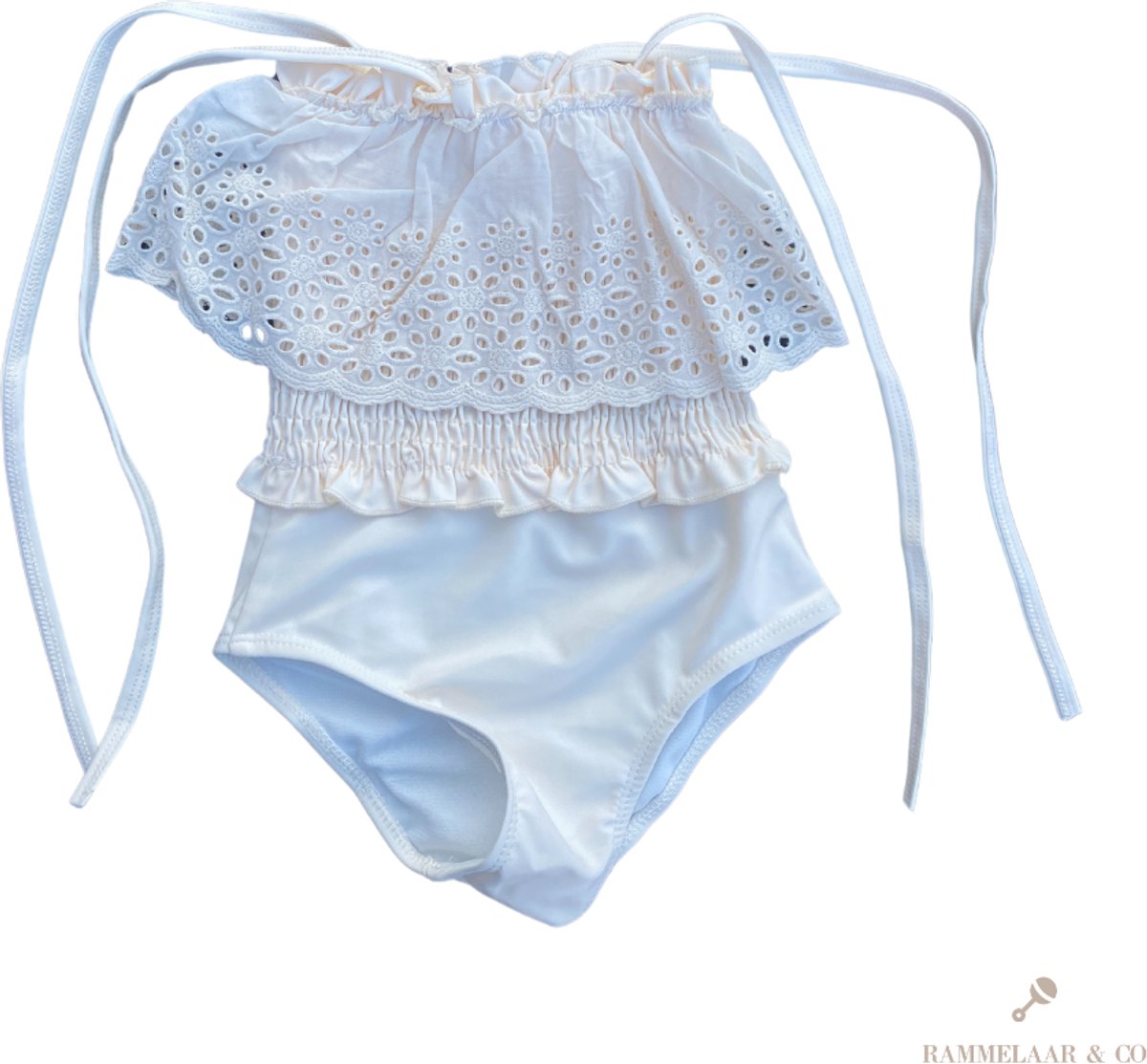 Rammelaar&Co Boho Badpak Ivory Lace - Badpak Meisjes — afbeelding 3