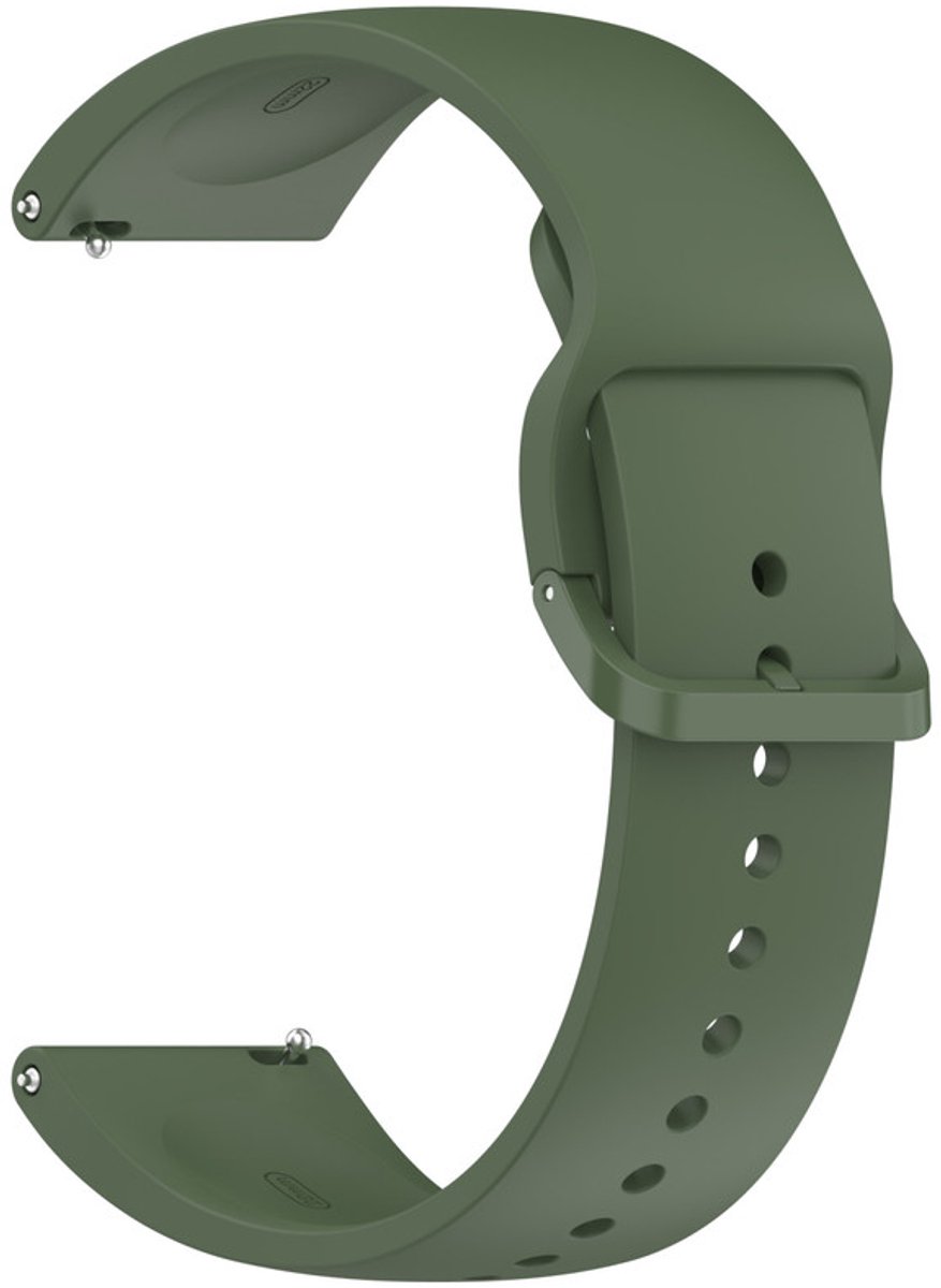 Siliconen bandje - geschikt voor Garmin Venu 2 / Venu 3 / Vivoactive 4 / Forerunner 255 / 265 - groen