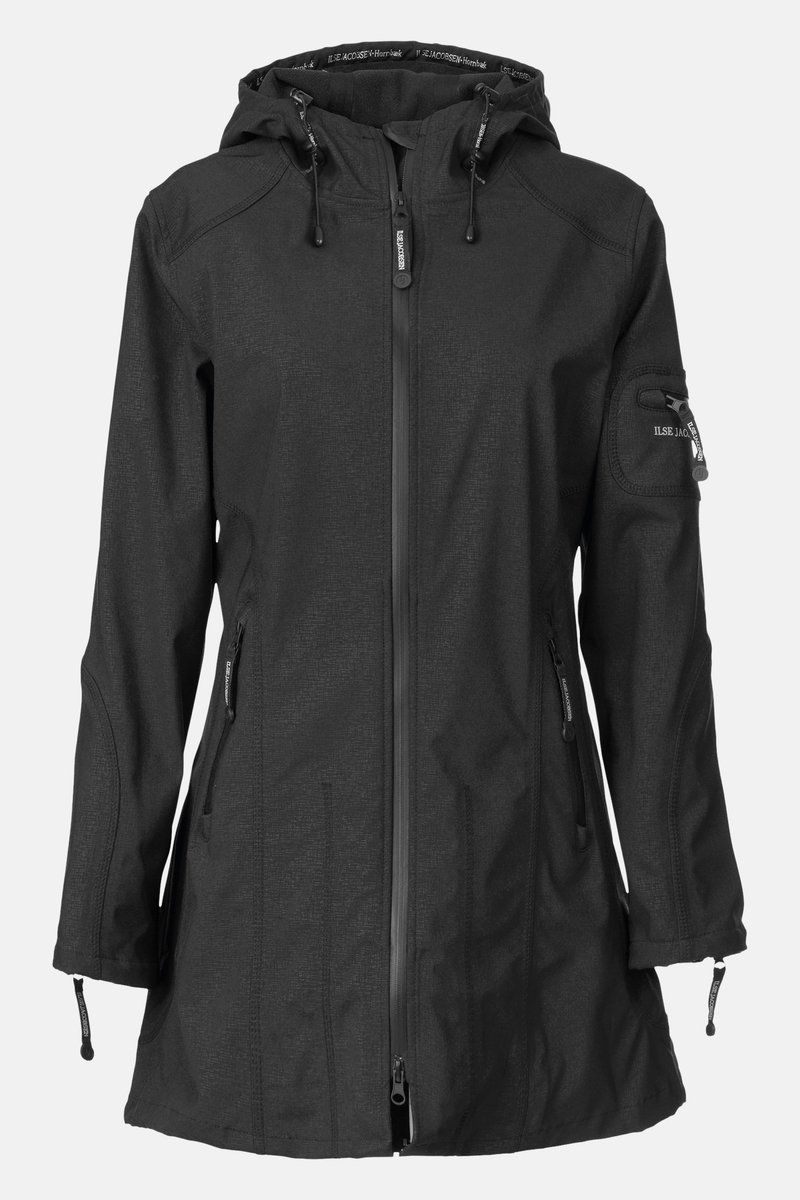 Softshell regenjas RAIN07 001 Zwart