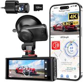 Bol.com Redtiger F7NX 4K Touch Wifi GPS 2CH 128gb dashcam - Camera voor + achter - Wifi en GPS - Parkeermodus - 318 inch touch s... aanbieding